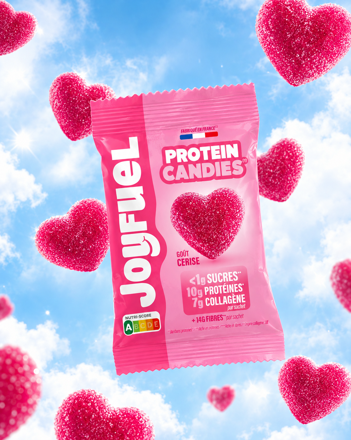 PROTEIN CANDIES CERISE