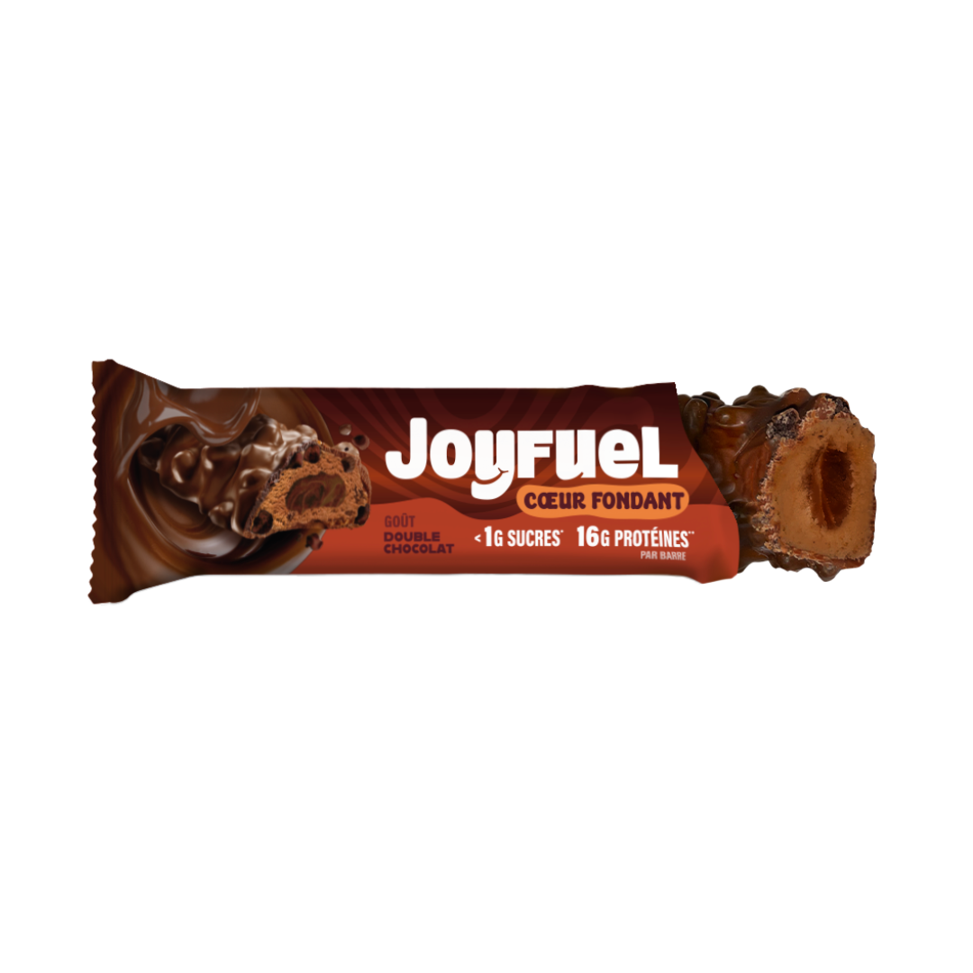Barre protéinée Coeur Fondant Double Chocolat (x12)