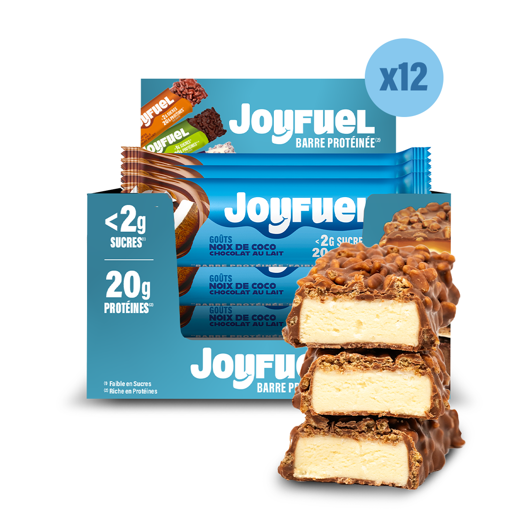 Barre protéinée Chocolat au lait & Coco (x12)