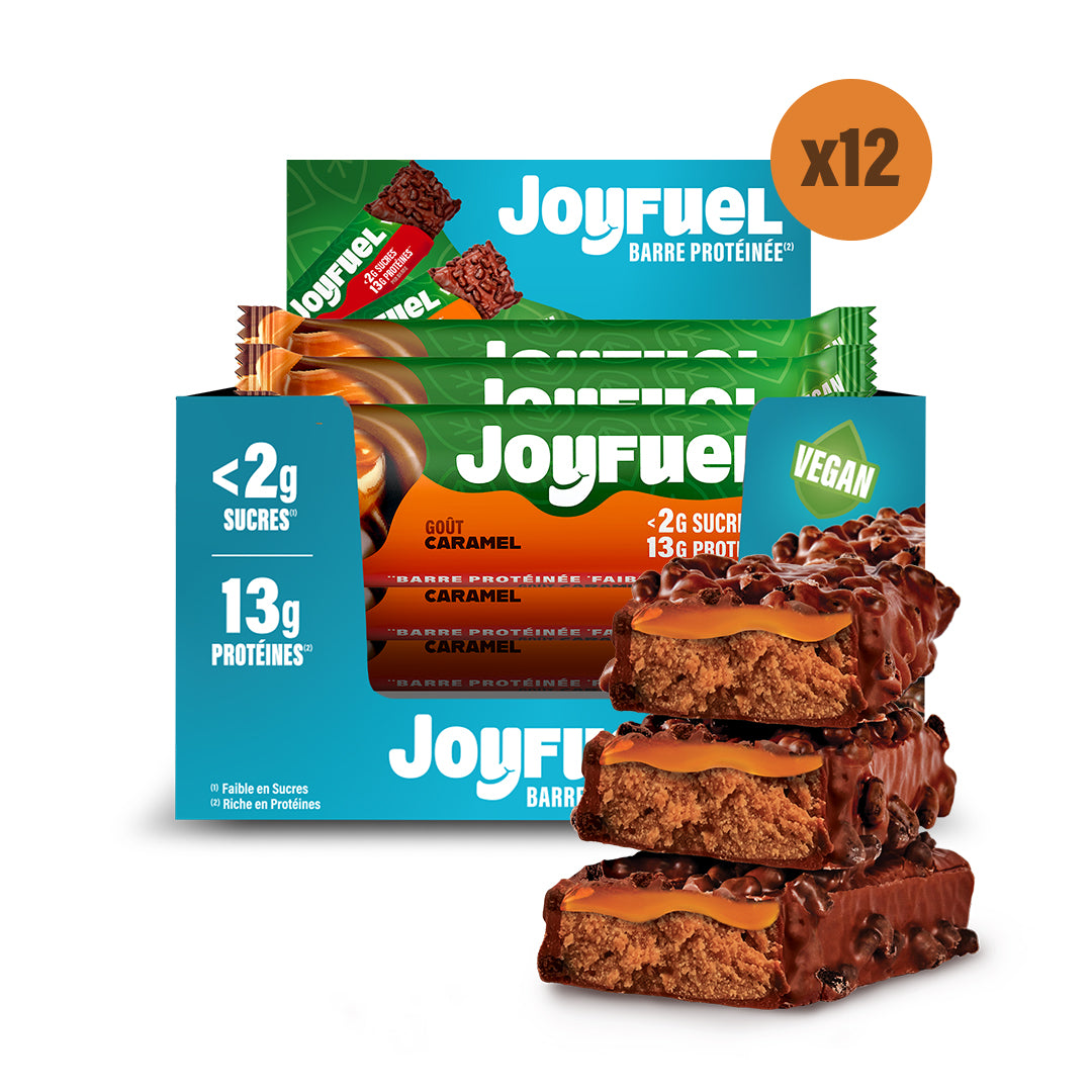 Barre protéinée Vegan Chocolat Caramel (x12)