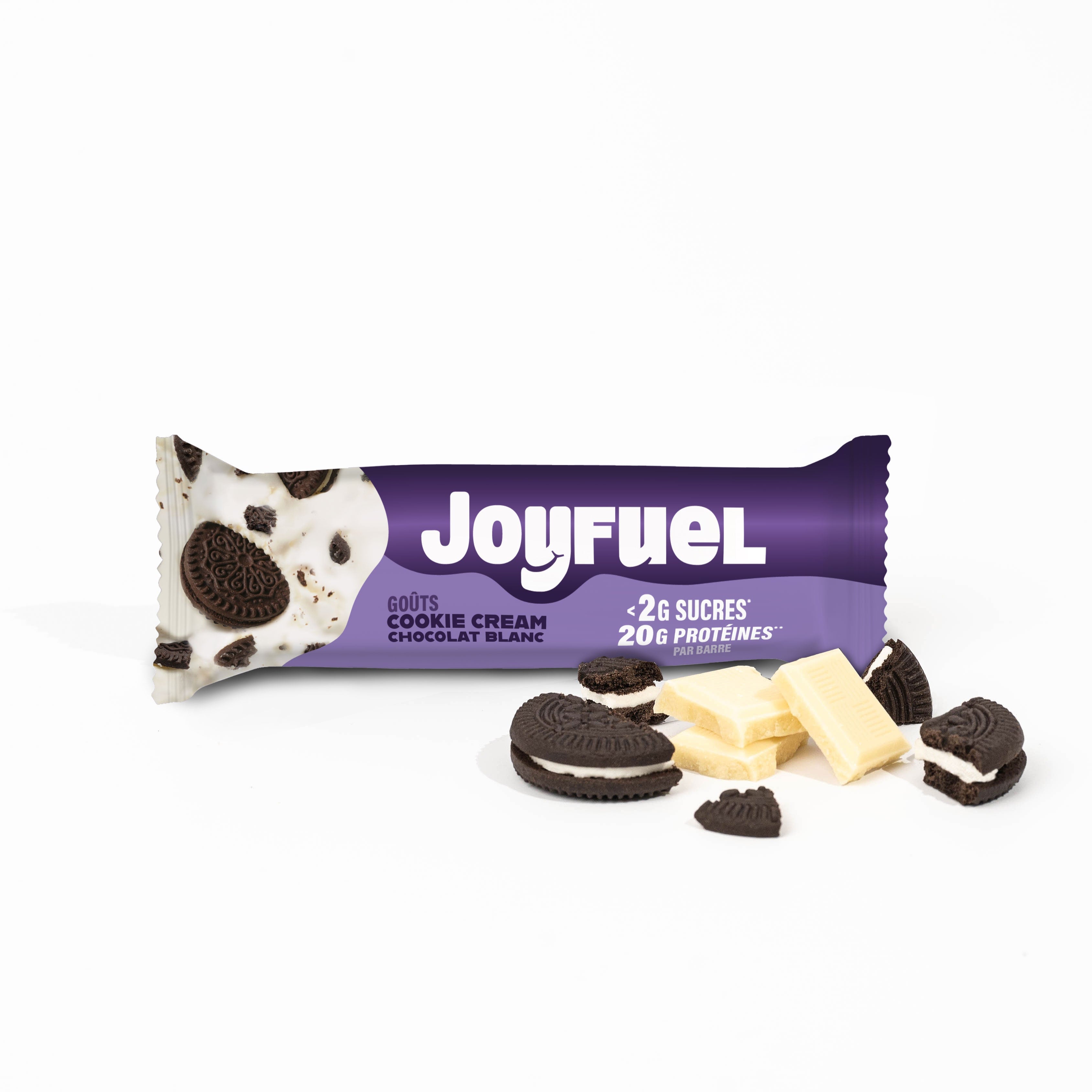 Barre protéinée Cookie & Cream (x12)