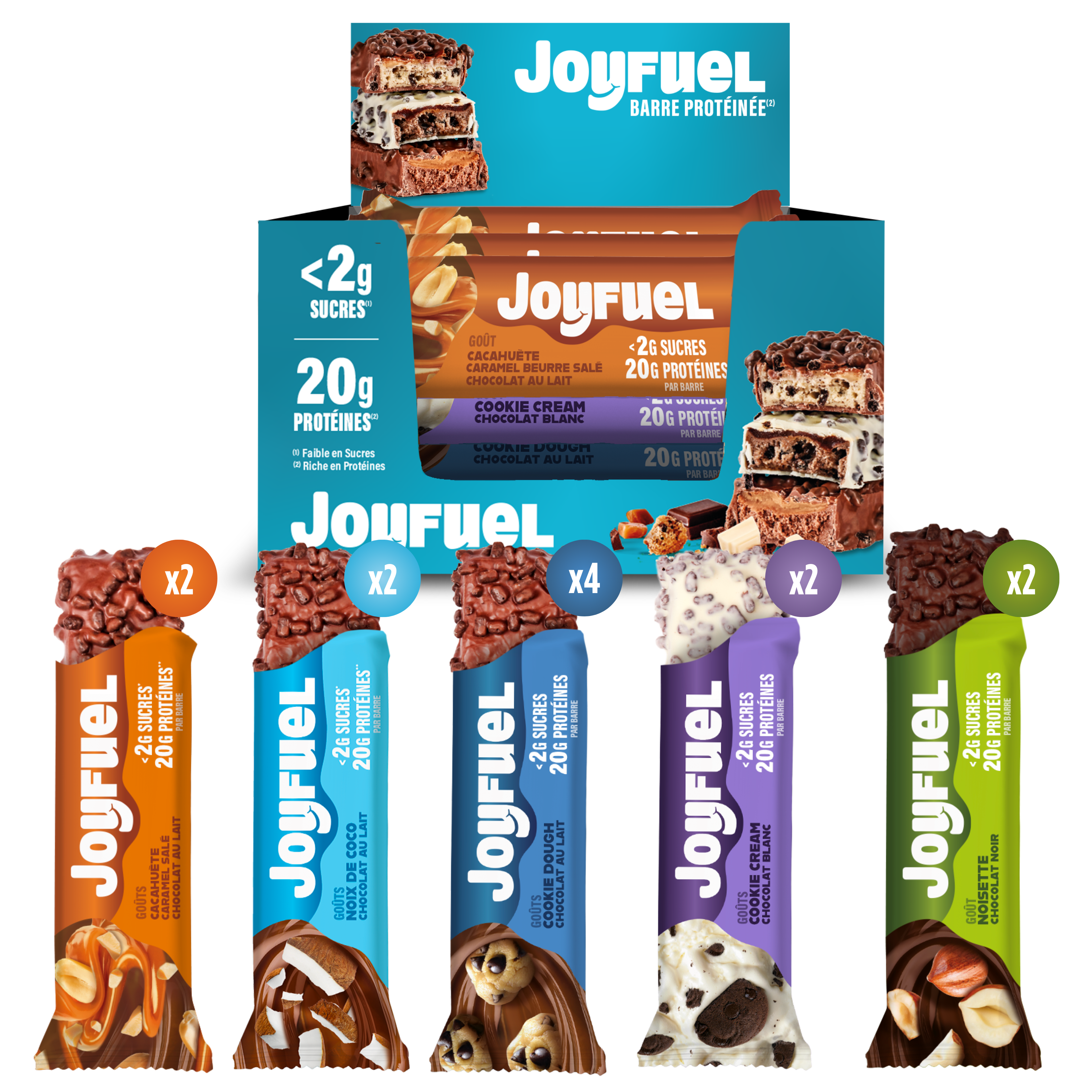 Pack découverte Barres protéinées (x12)