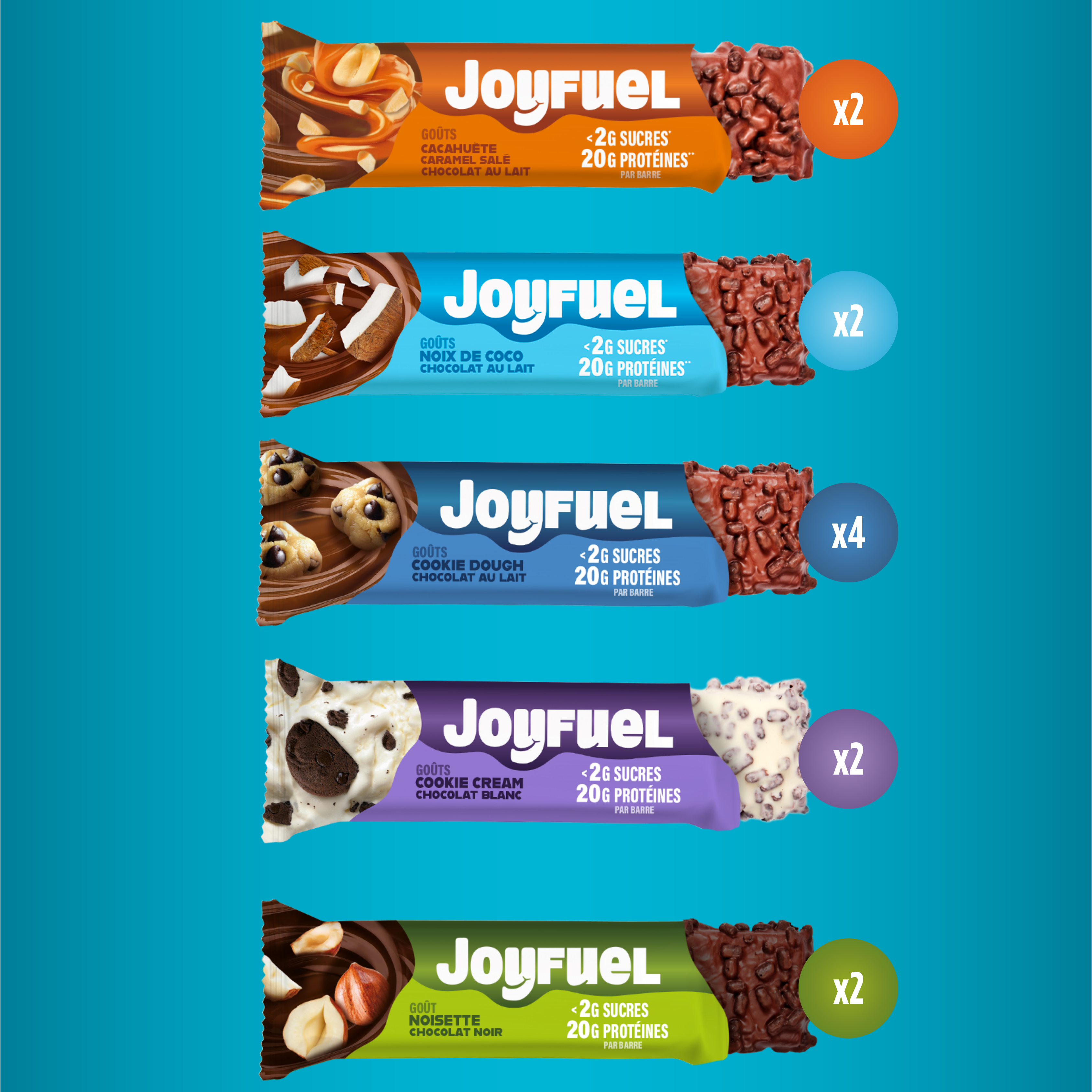 Pack découverte Barres protéinées (x12)