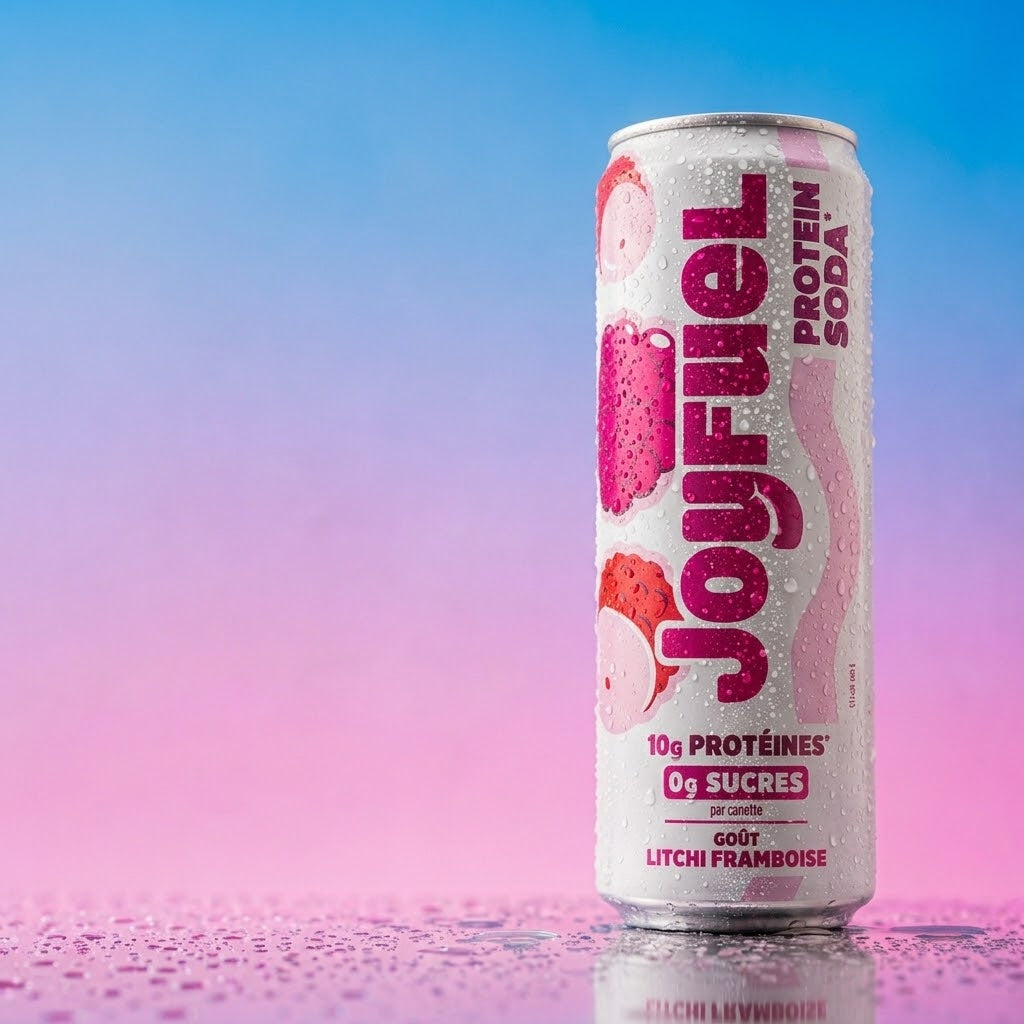 PROTEIN SODA LITCHI FRAMBOISE