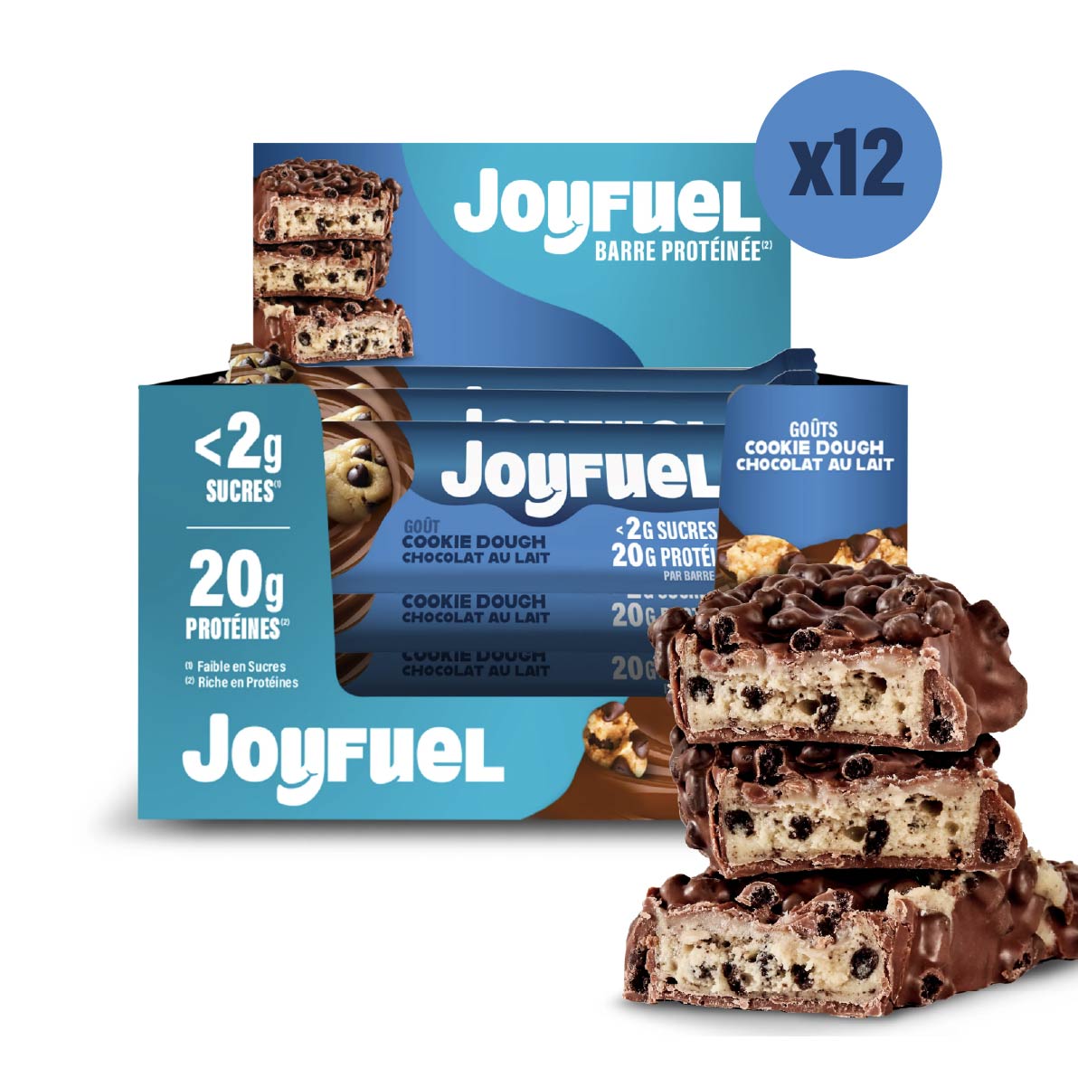 Barre protéinée Cookie Dough (x12)