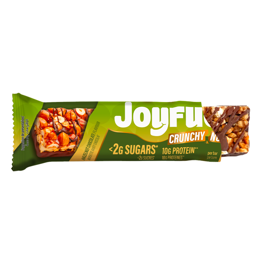 Barre protéinée Crunchy Nuts Noisette Chocolat (x12)
