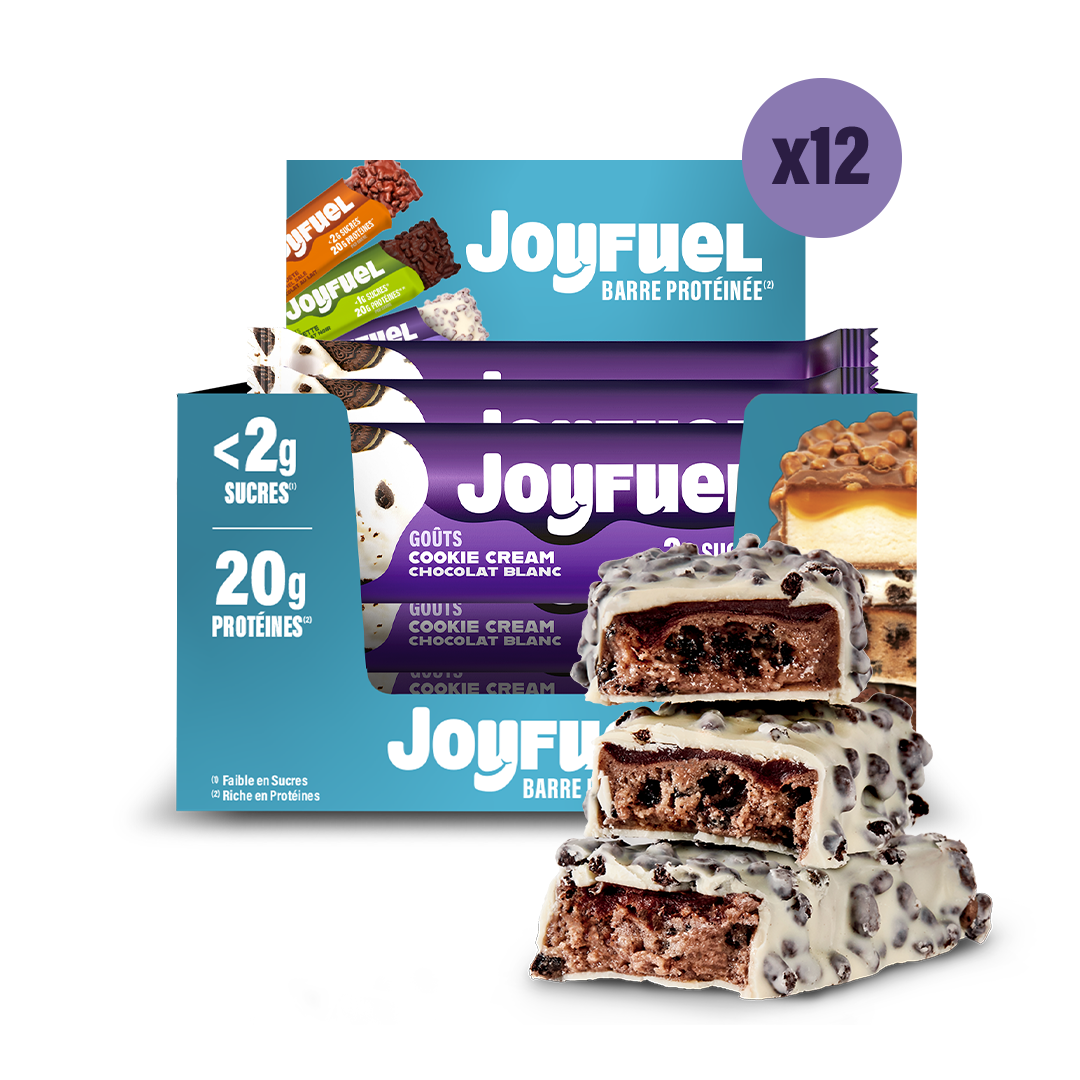 Barre protéinée Cookie & Cream (x12)