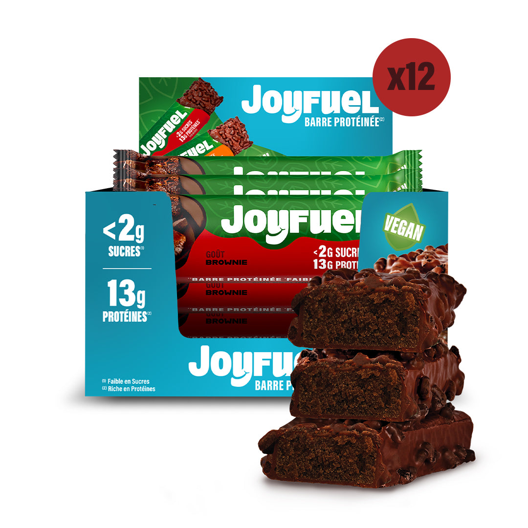 Barre protéinée Vegan Chocolat Brownie (x12)