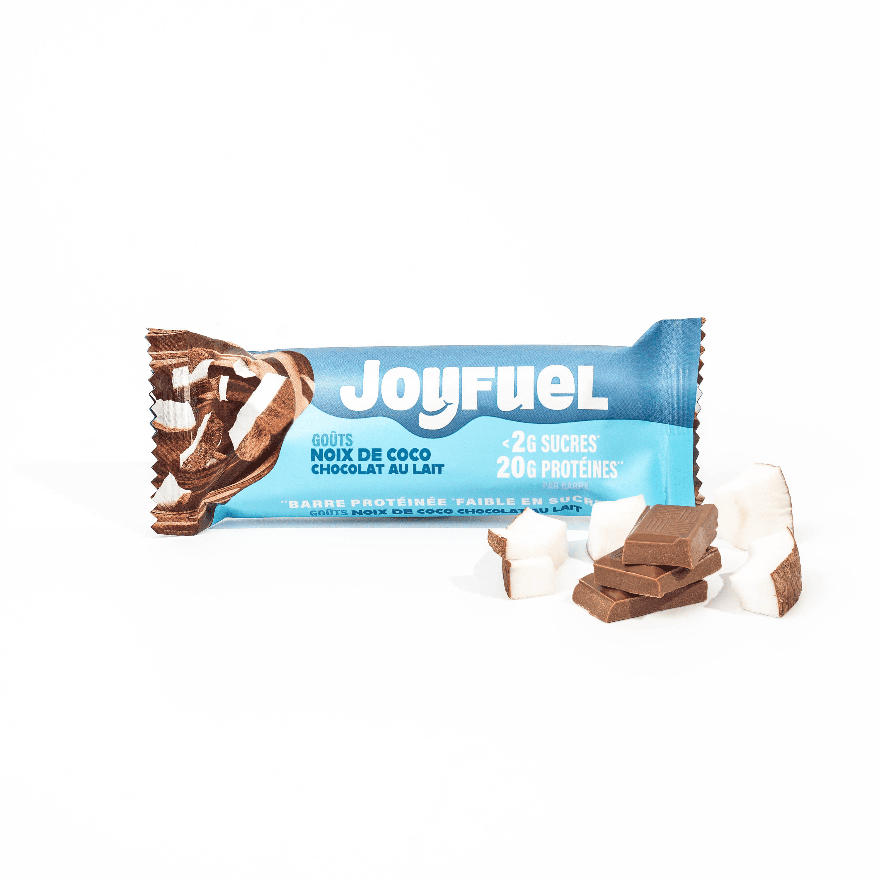 Barre protéinée Chocolat au lait & Coco (x12)