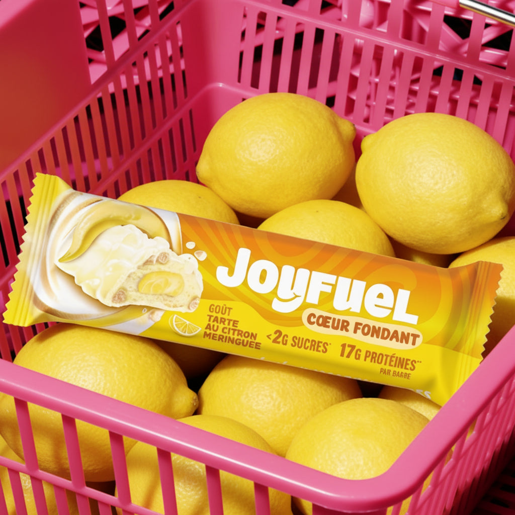 Barre protéinée Coeur Fondant Citron Meringuée (x12)